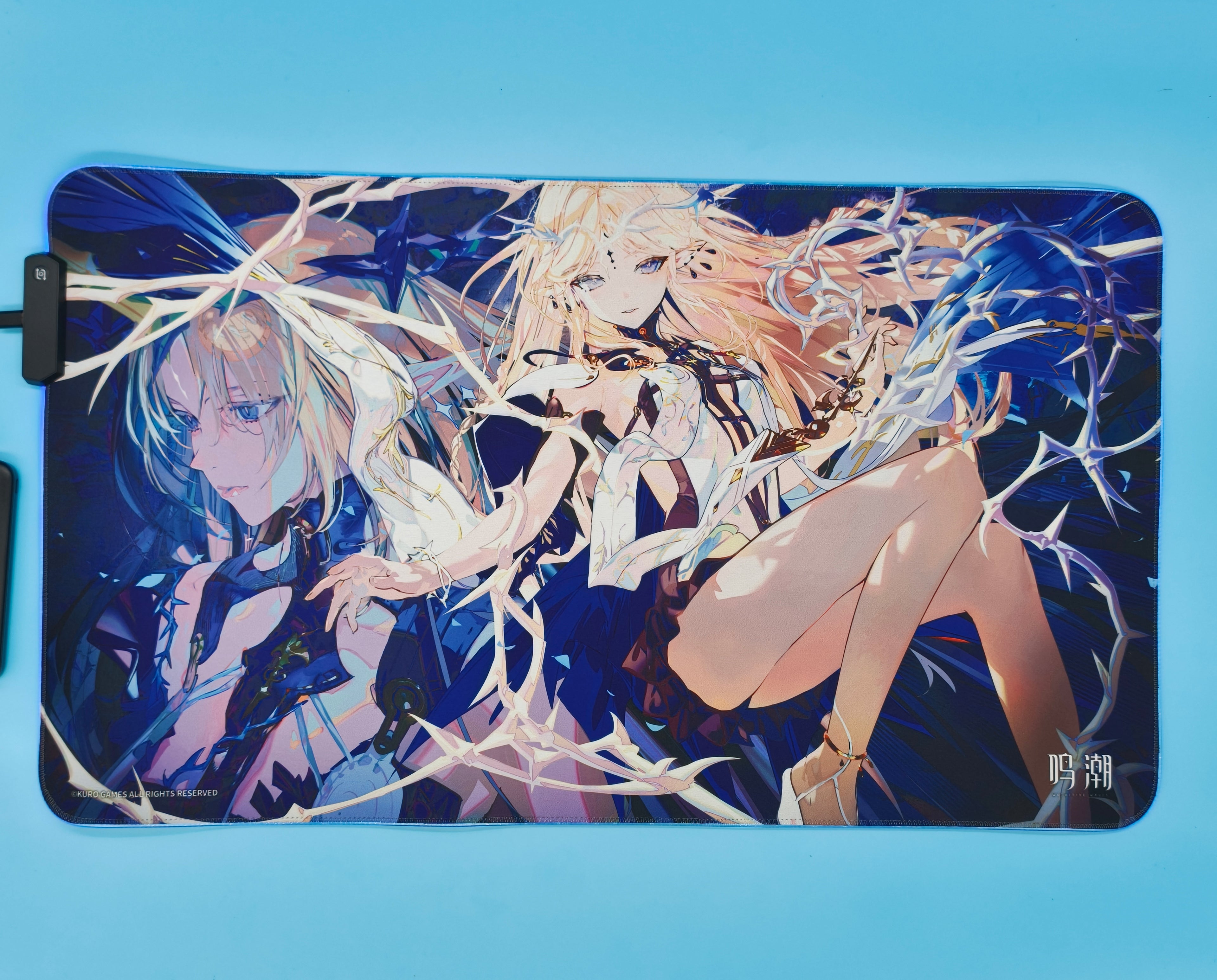 [Official Merch] Wuthering Waves Cartethyia RGB Deskmat